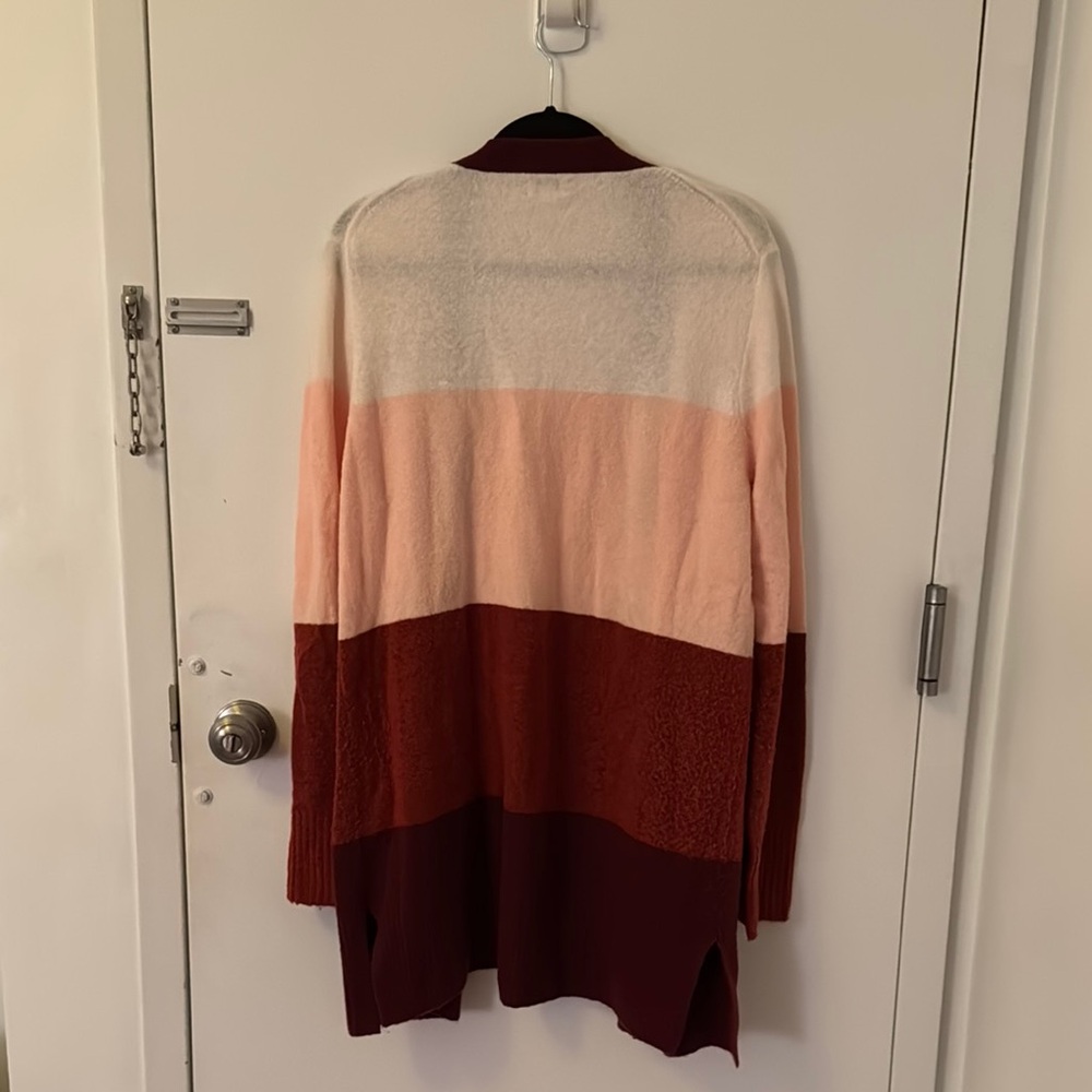 Colorblock Open Front Cardigan - Picture 3 of 3